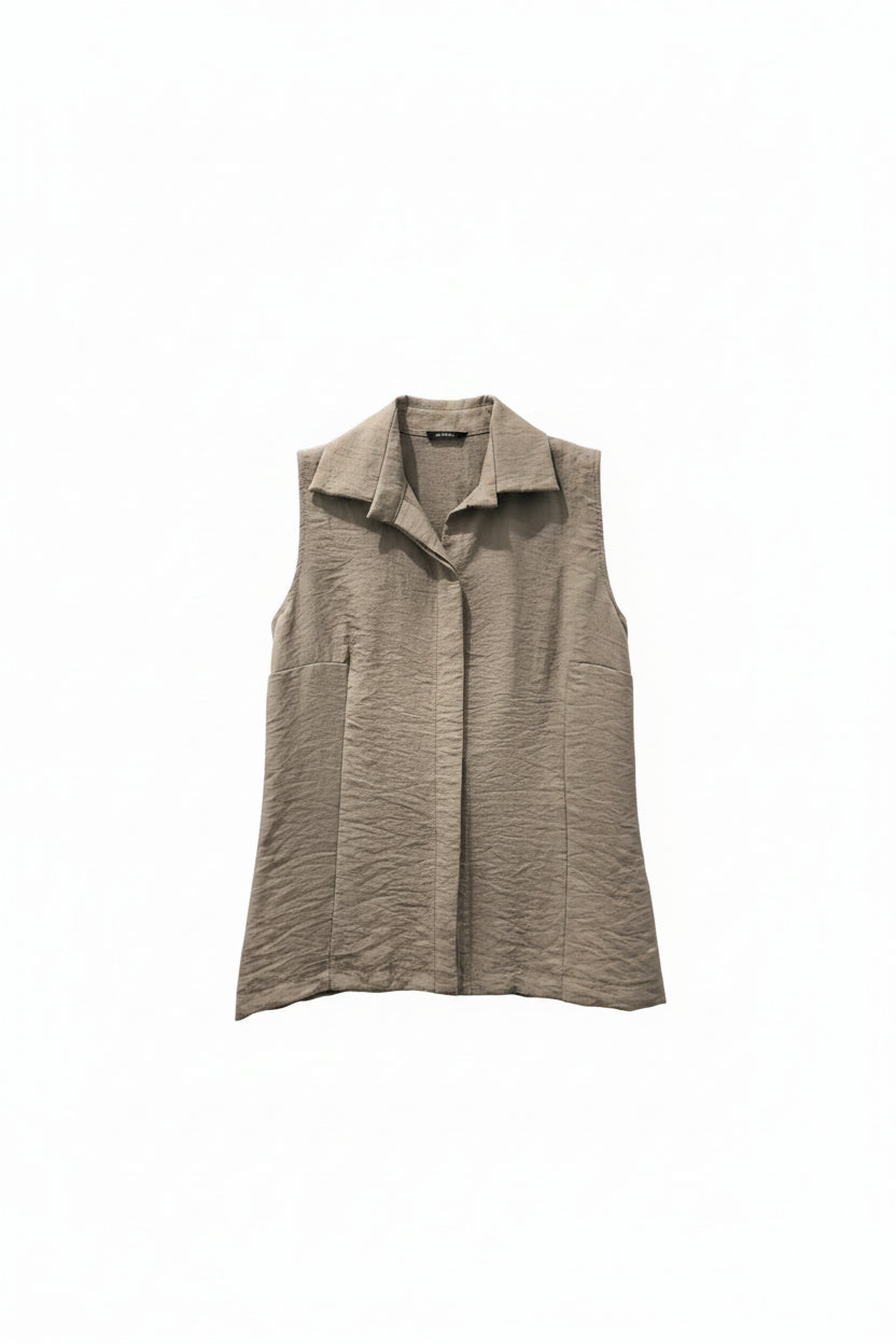 camicia polo viscosa lino (CA1191)