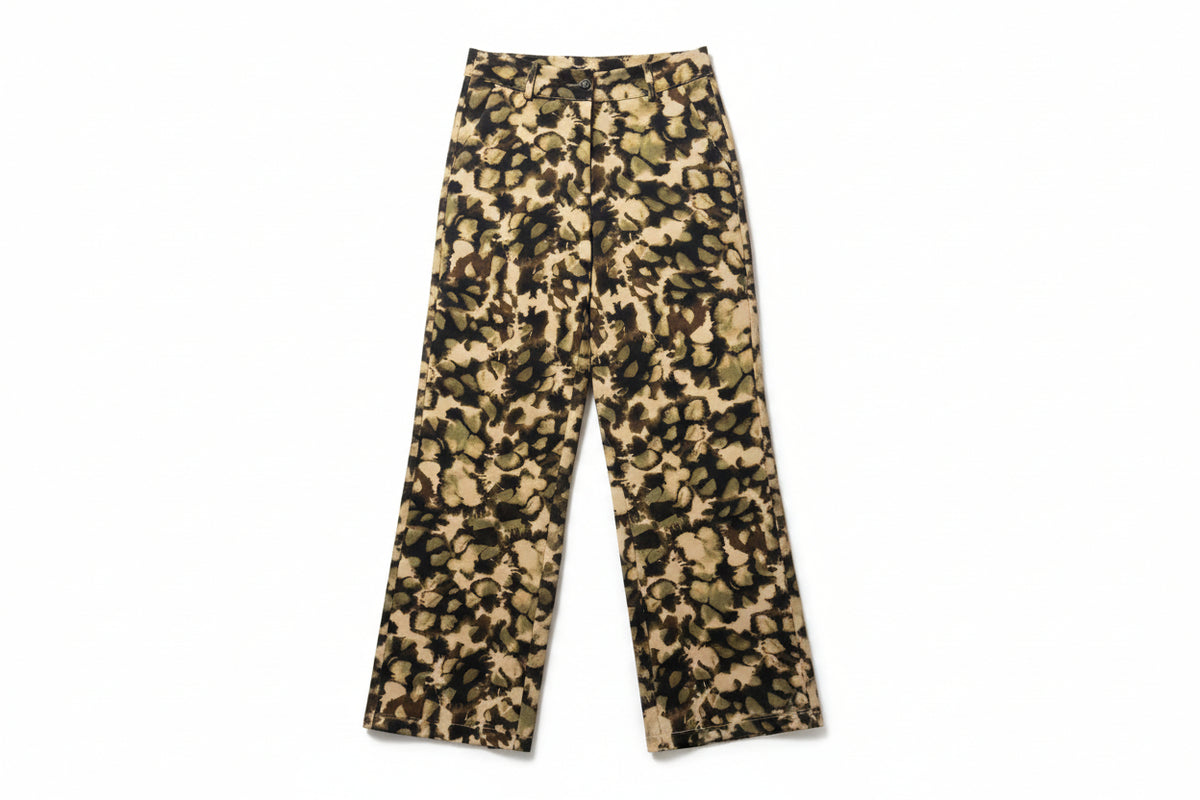 pantalone cotone maculato (X2174-F1)