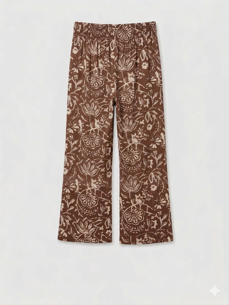 pantalone cotone fantasia