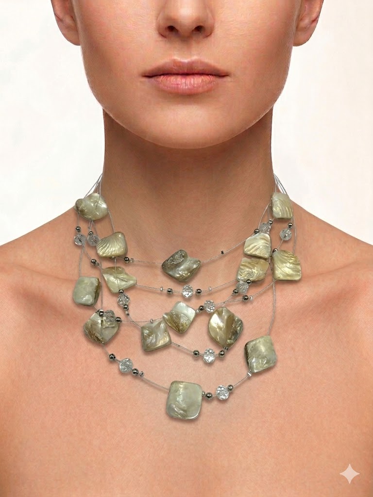 collana multipietre