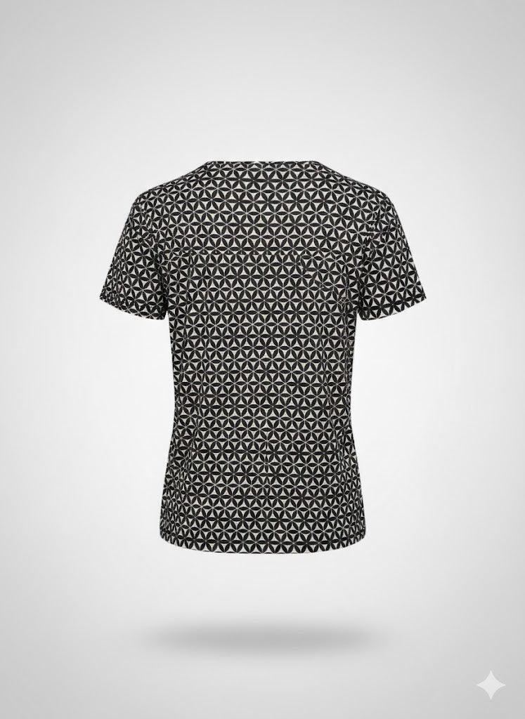 t-shirt raso triangoli