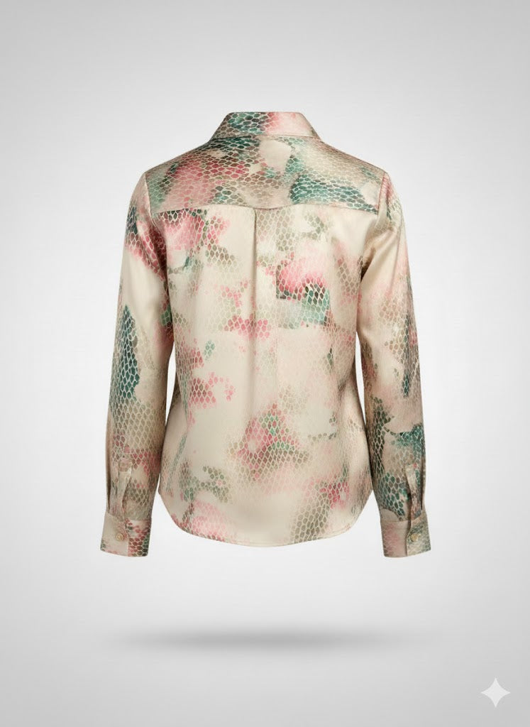 camicia stampa squame