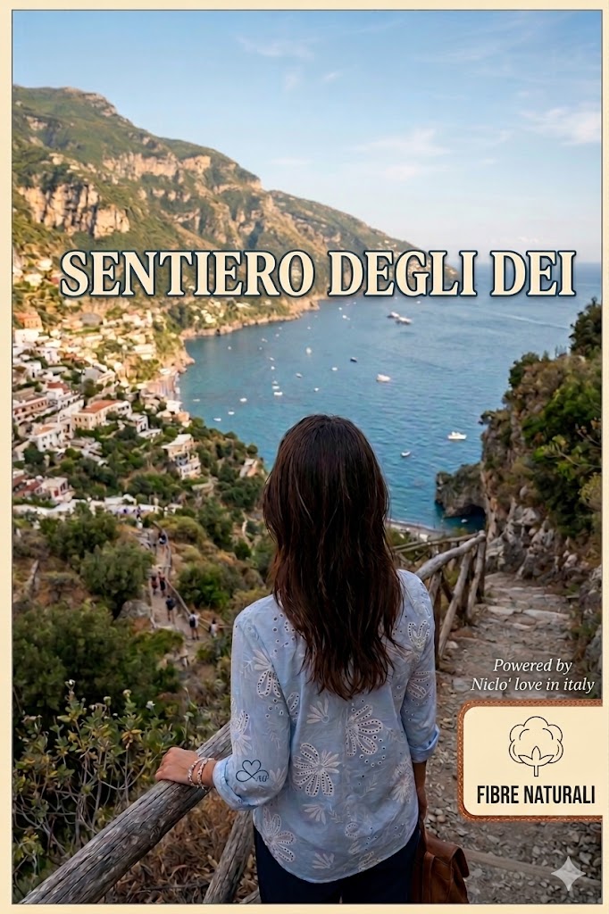Sospesi tra cielo e mare: Guida al Sentiero degli Dei tra Mito, Storia e l'Outfit Perfetto