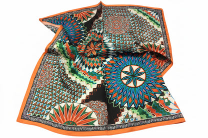 foulard seta fantasia '70
