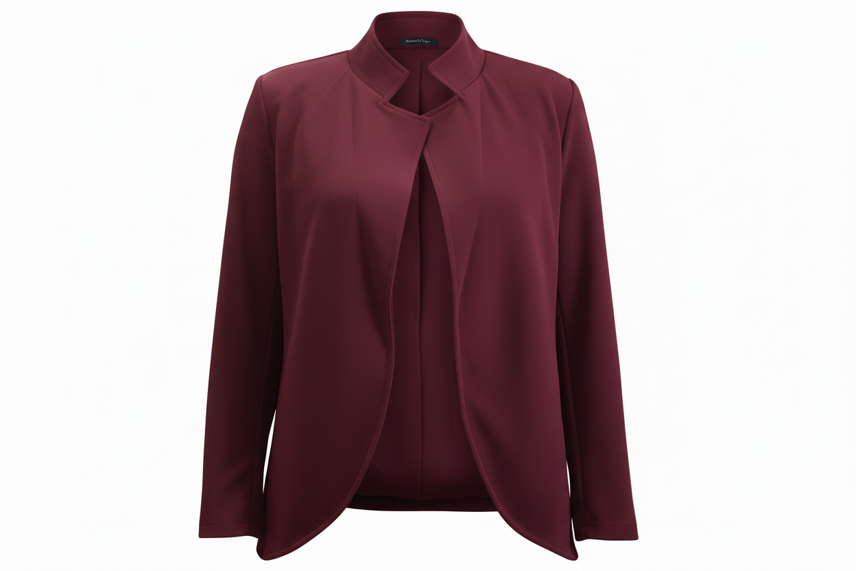 giacca in crepe elasticizzato