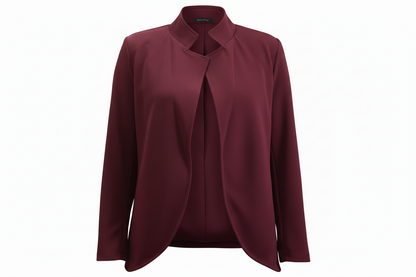 giacca in crepe elasticizzato