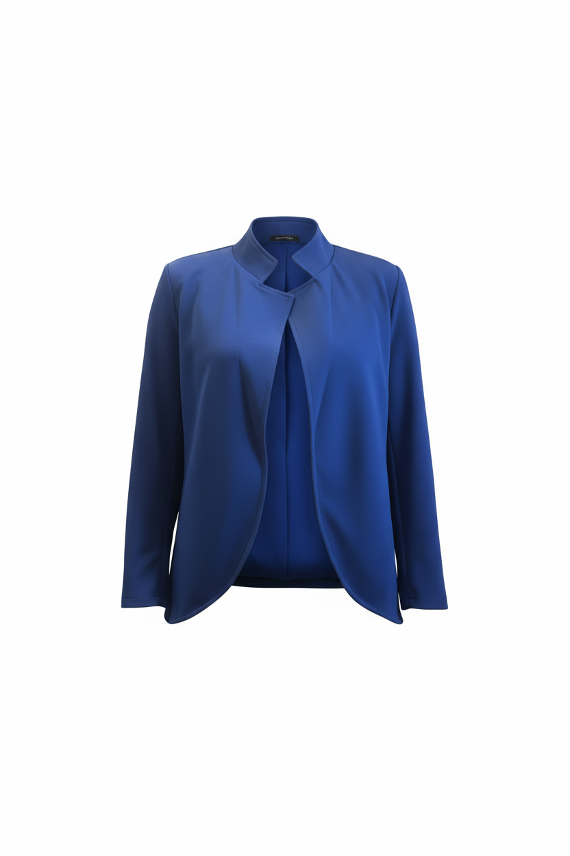 giacca in crepe elasticizzato