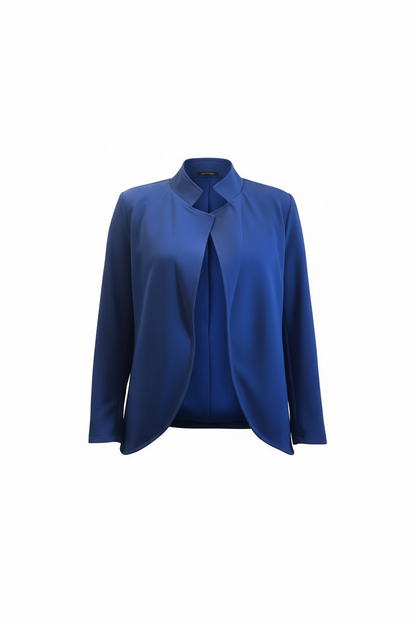giacca in crepe elasticizzato