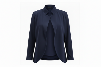 giacca in crepe elasticizzato