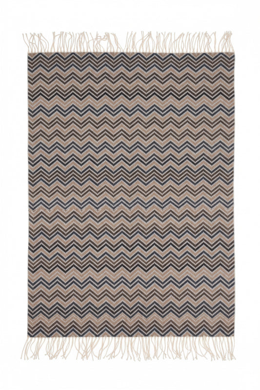 viscosa lana jaquard chevron (A1509)