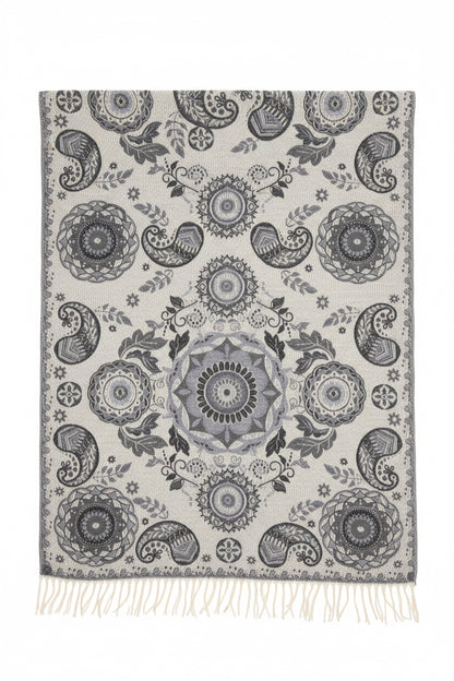 viscosa lana jaquard rosoni (S680)