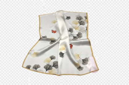 foulard 53x53 stampa ginko