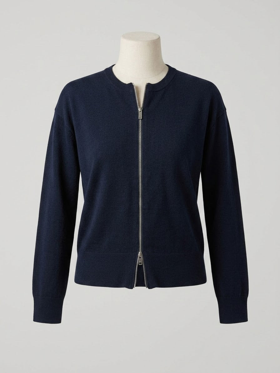 giacca zip m.lana (265W1207)