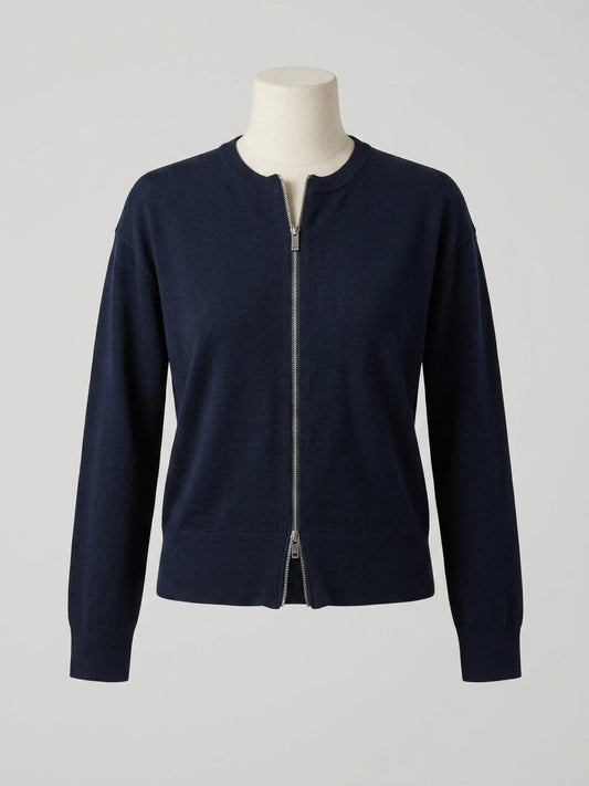 giacca zip m.lana (265W1207)