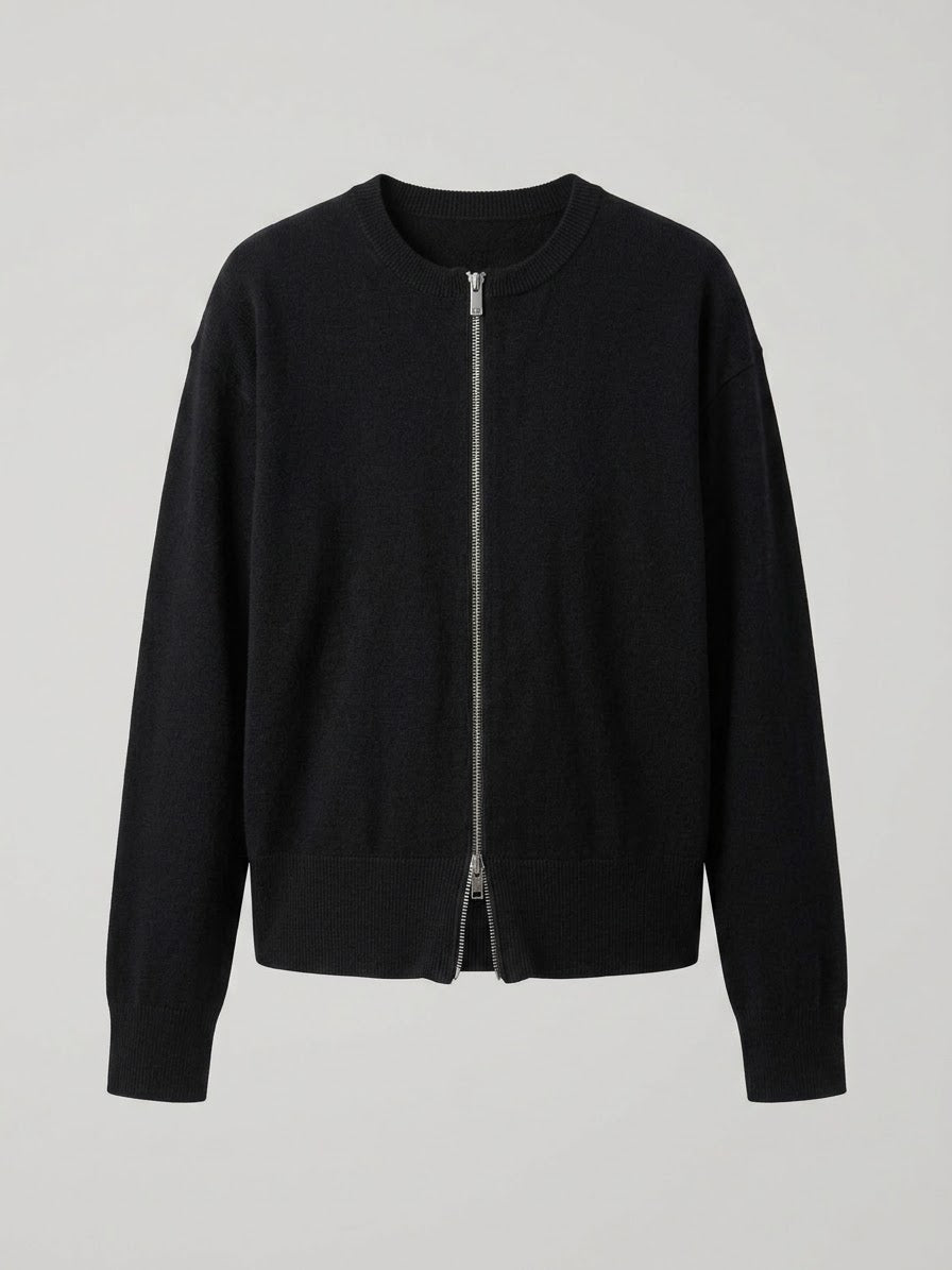 giacca zip m.lana (265W1207)