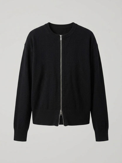 giacca zip m.lana (265W1207)