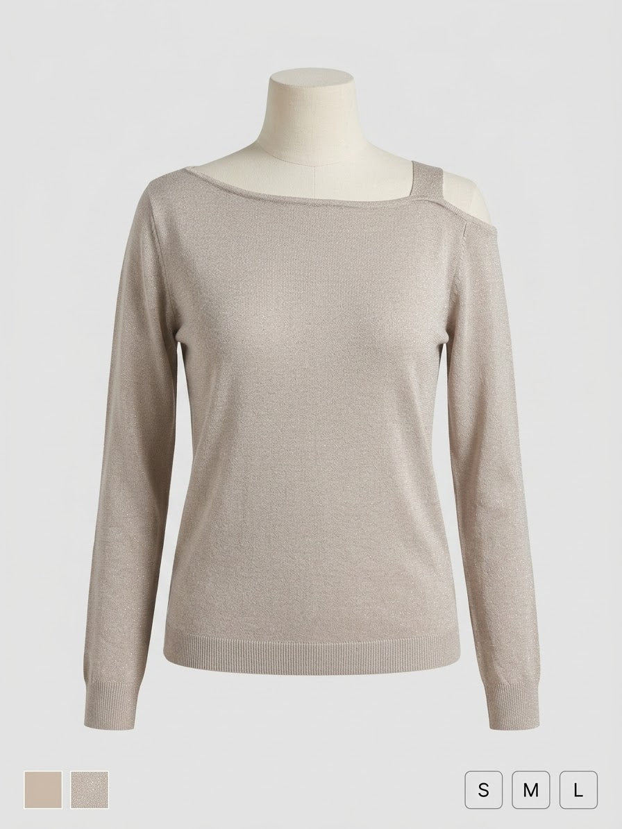 girocollo spallina lurex (255W1030)