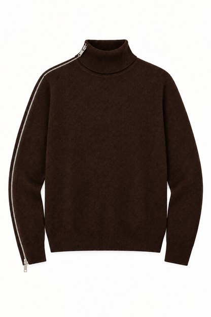 lupetto m.lana zip (265W1220)