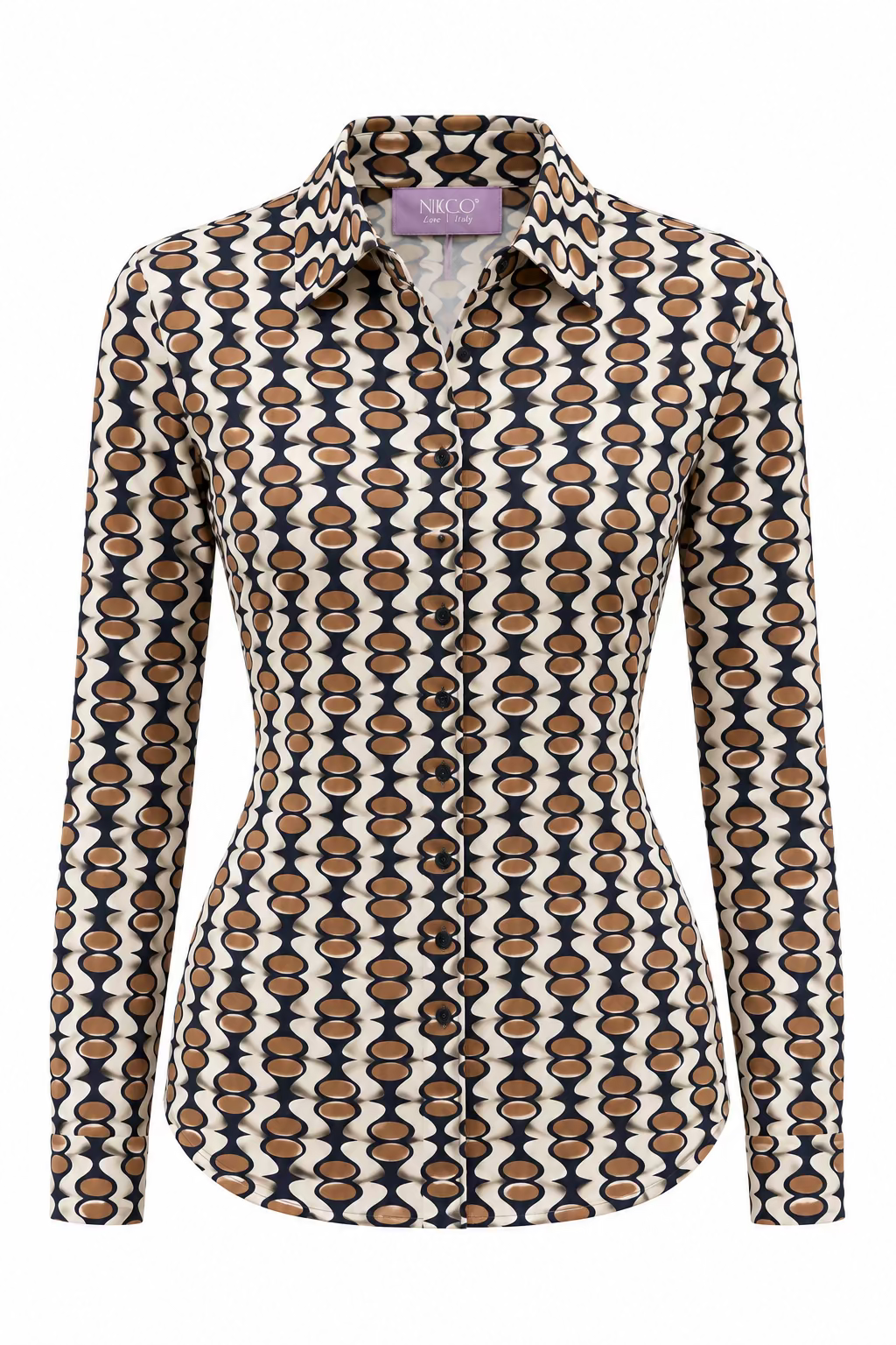 camicia vis+jersey clessidra (265W1441)
