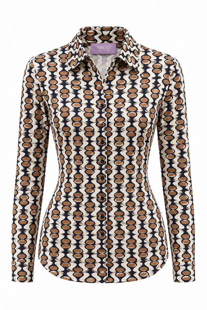 camicia vis+jersey clessidra (265W1441)