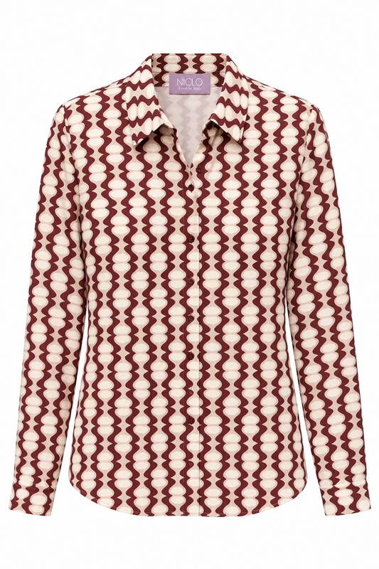 camicia vis+jersey clessidra (265W1441)