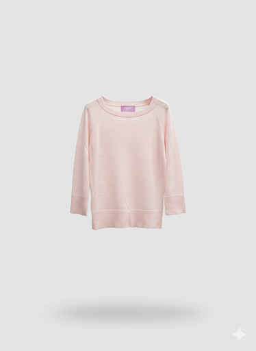 Girocollo misto lino