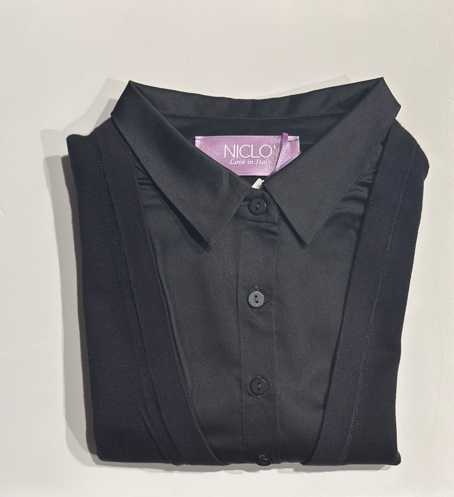 Maglia Inserti Camicia