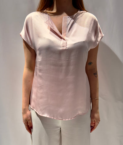blusa con manica aletta