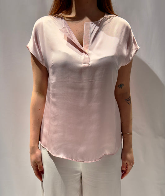 blusa con manica aletta