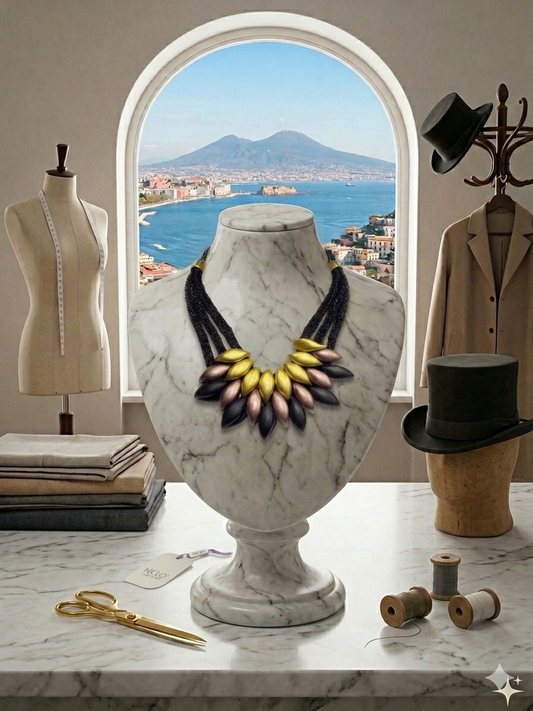 collana gocce bicolore