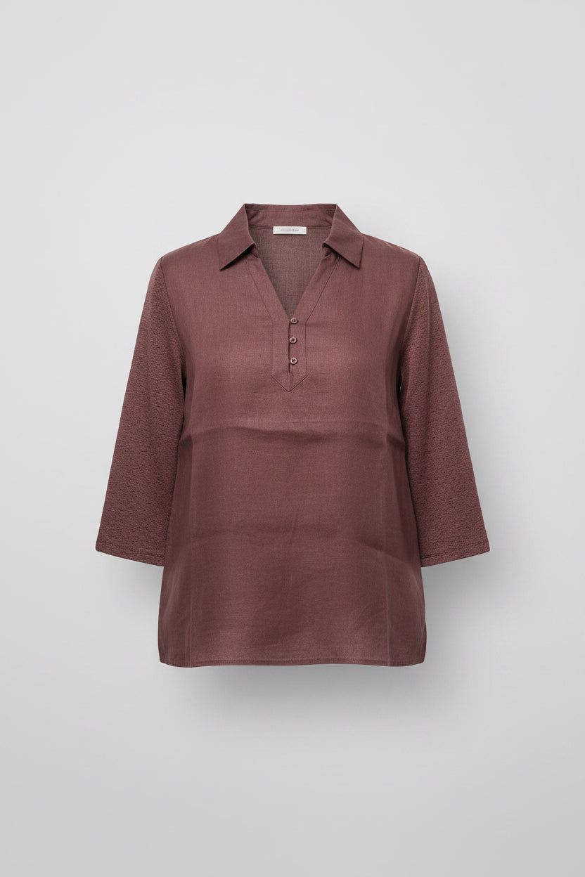 polo lino con bottoncini
