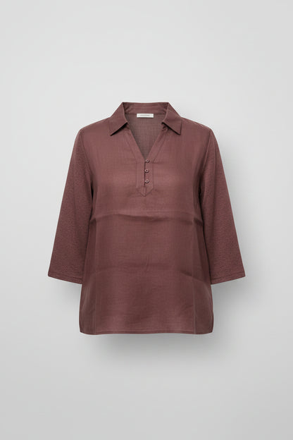 polo lino con bottoncini