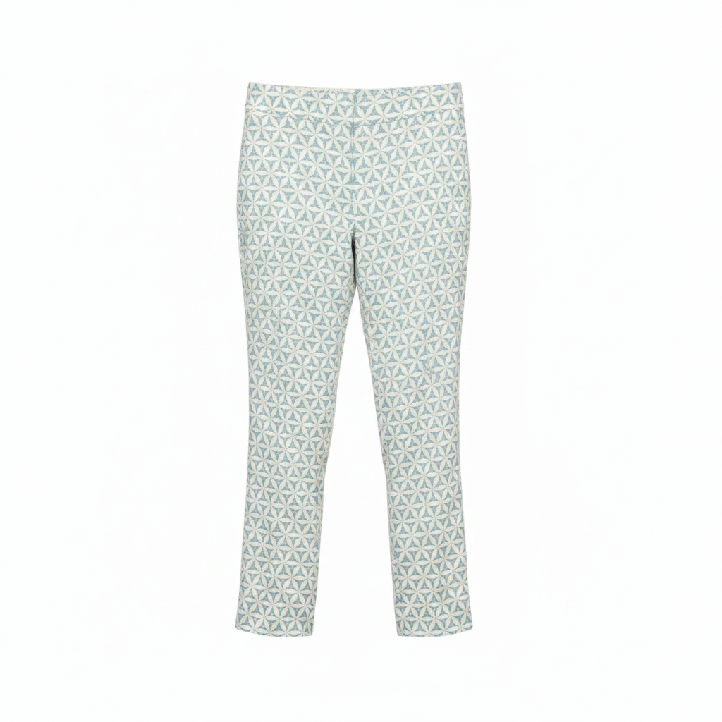 pantalone cotone stampato