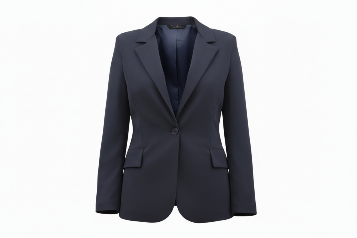 giacca in crepe elasticizzato