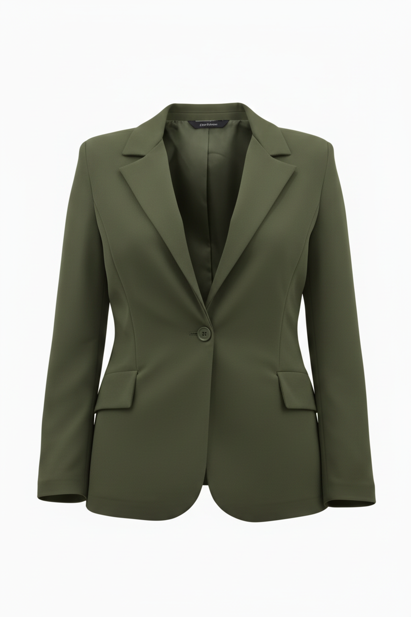 giacca in crepe elasticizzato