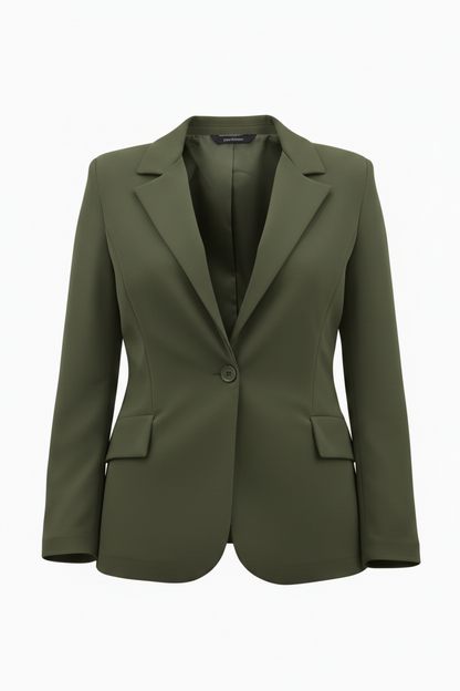 giacca in crepe elasticizzato