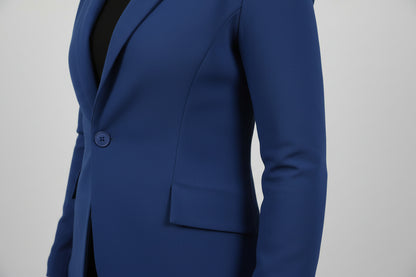 giacca in crepe elasticizzato