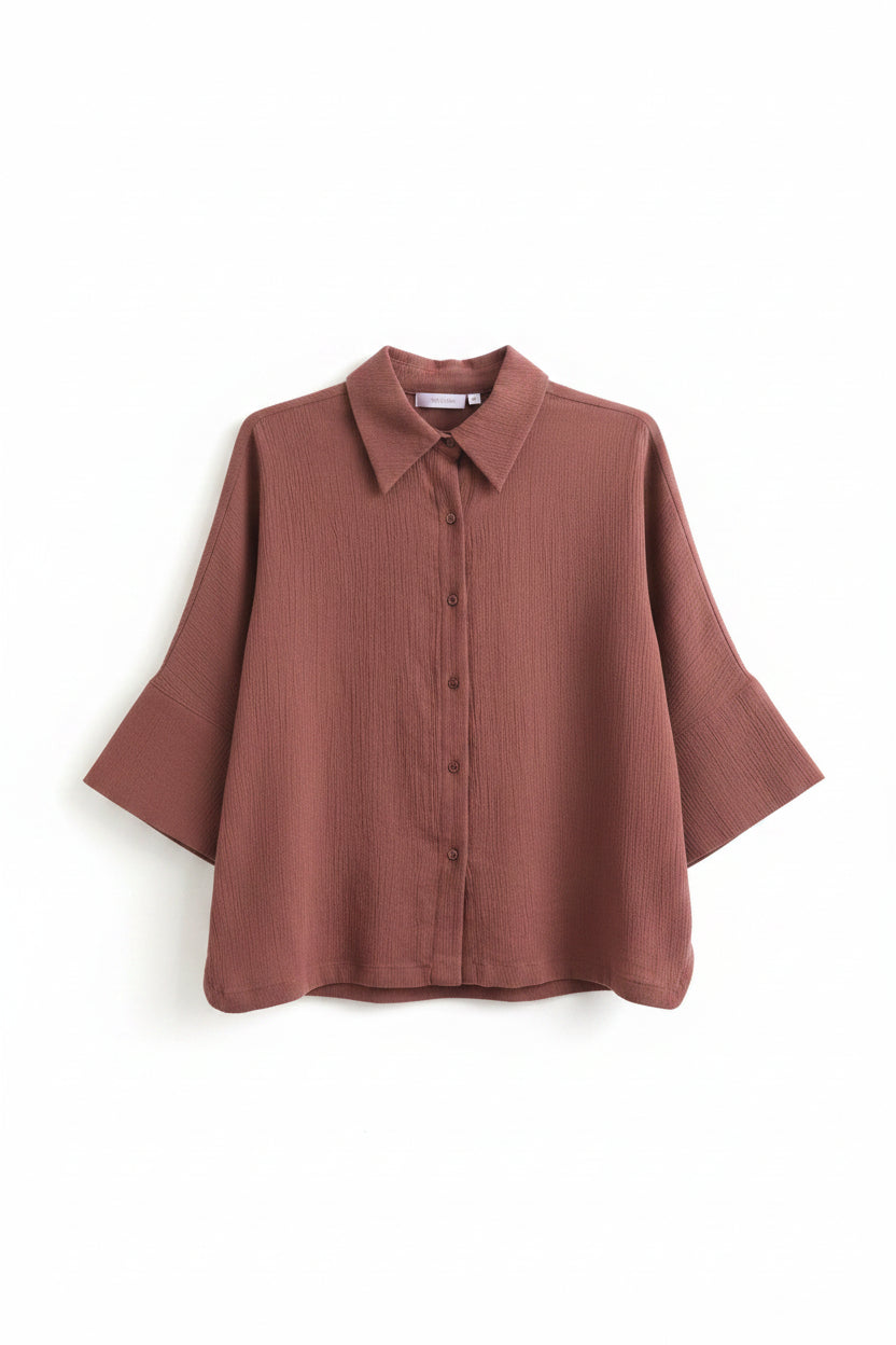 camicia mezza manica cotone