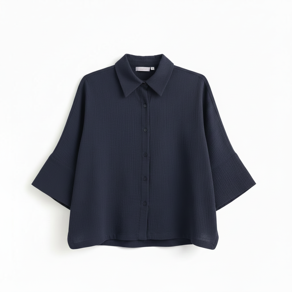 camicia mezza manica cotone