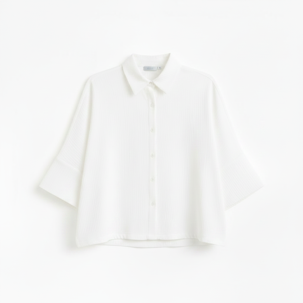 camicia mezza manica cotone