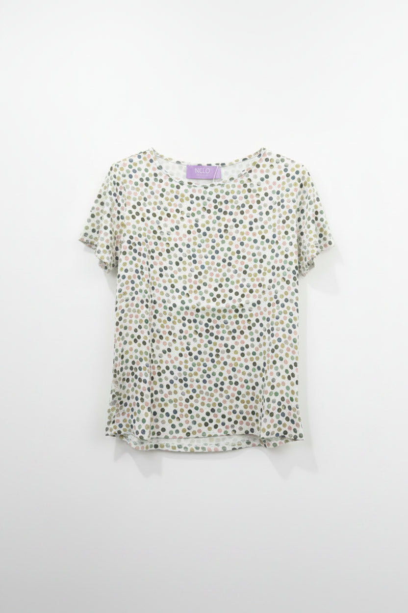 t-shirt viscosa pois (261W1536)