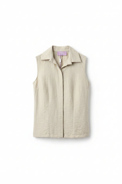 camicia polo viscosa lino (CA1191)