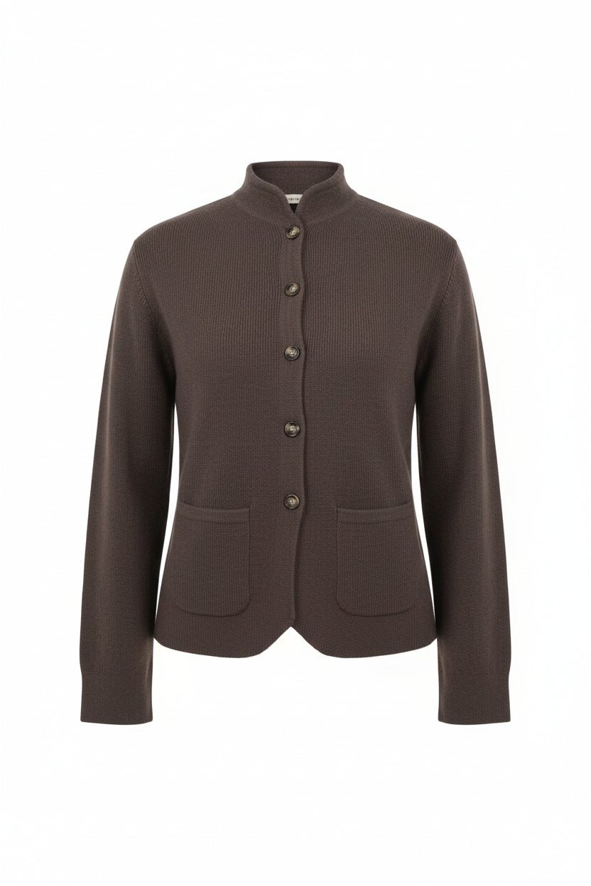 giacca bicolore m.lana (265W6180)