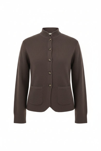 giacca bicolore m.lana (265W6180)