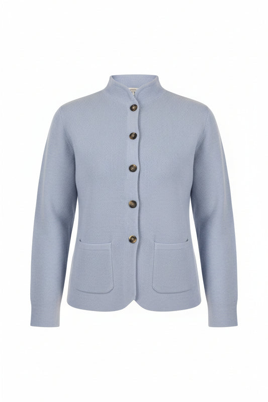 giacca bicolore m.lana (265W6180)