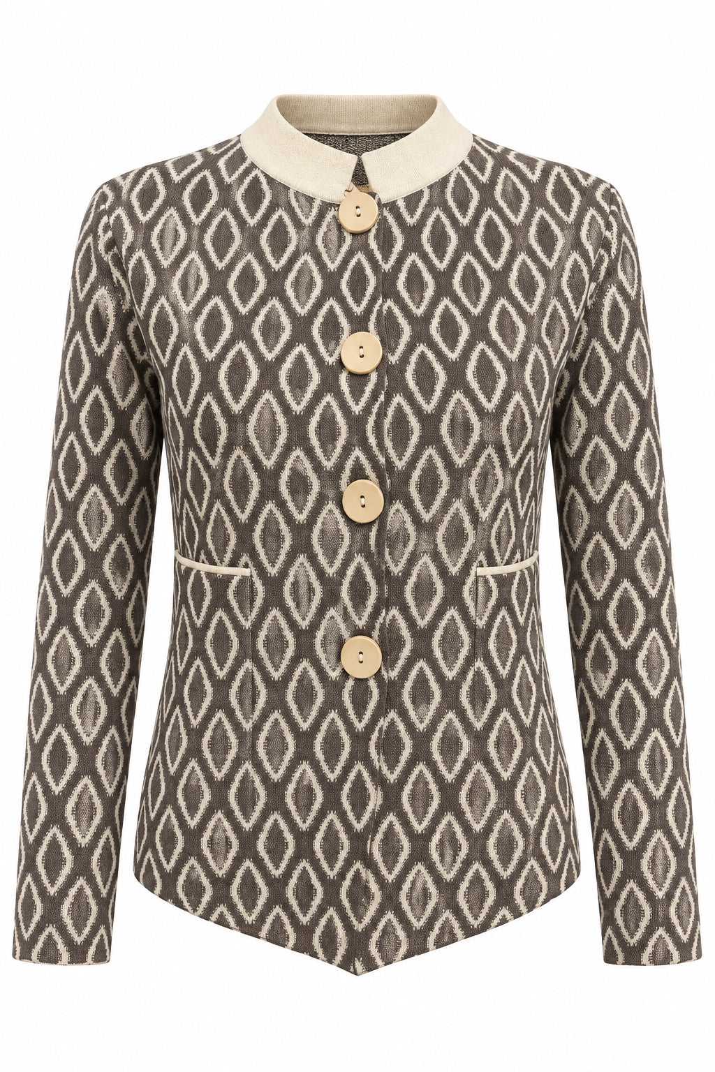cardigan jaquard rombi (265W6260)