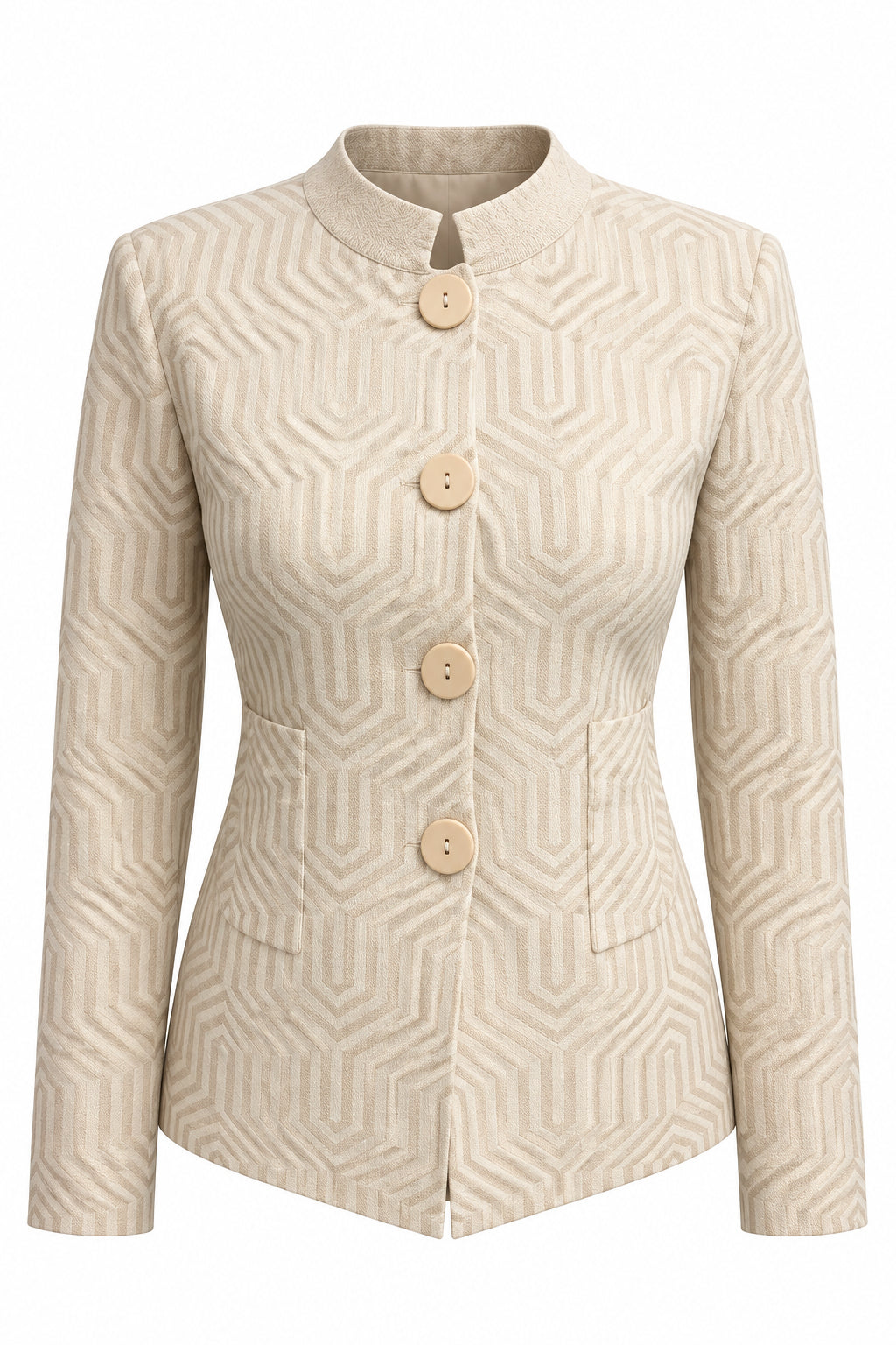 cardigan jaquard geometrico (265W6265)