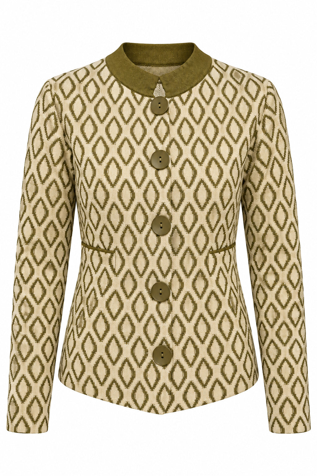 cardigan jaquard rombi (265W6260)