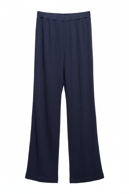 pantalone in cotone garzato