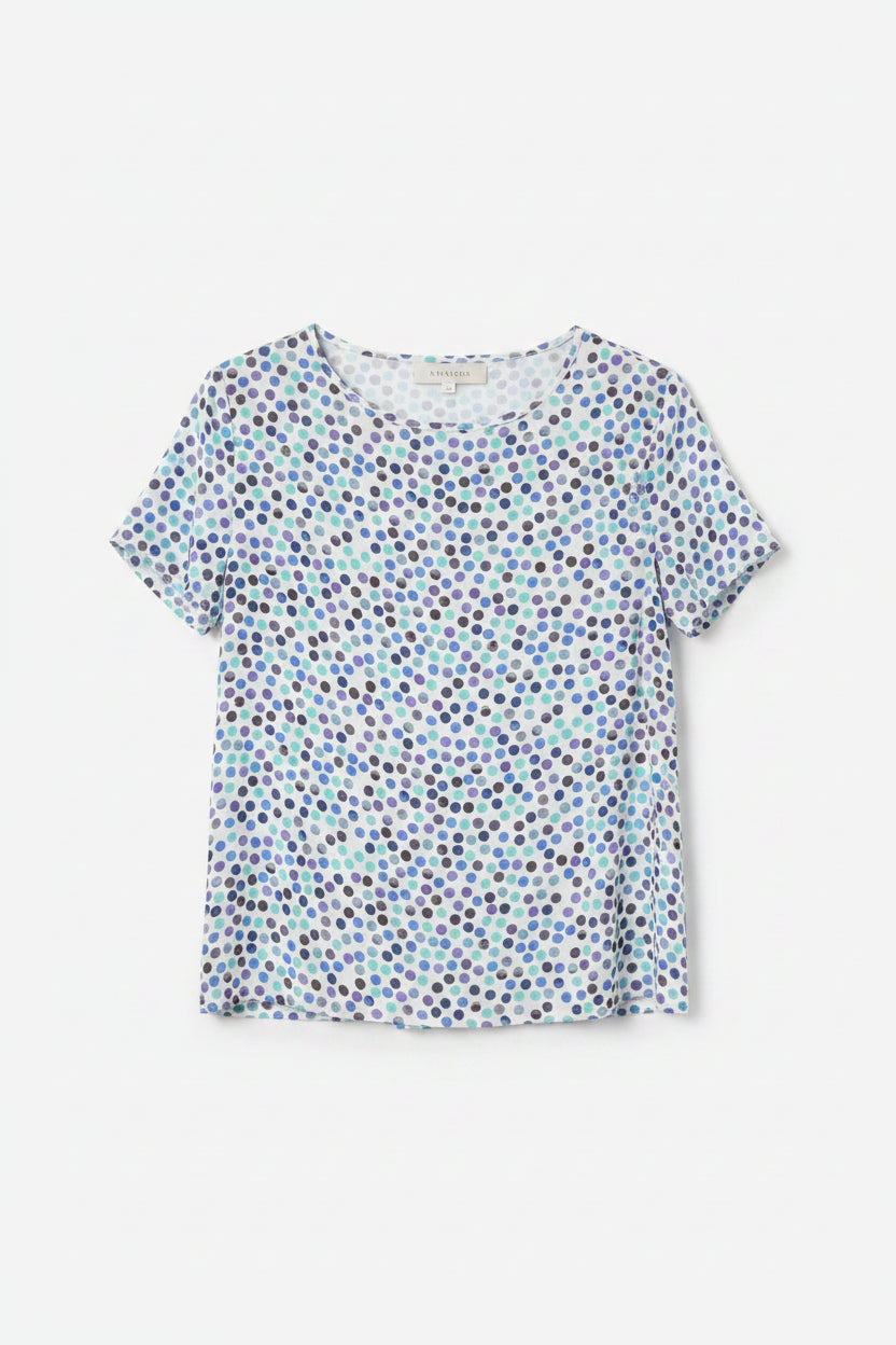 t-shirt viscosa pois (261W1536)